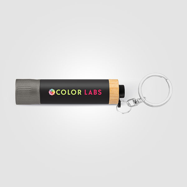 Reborn Recycled Aluminum Keychain Flashlight - ColorJet - Image 4