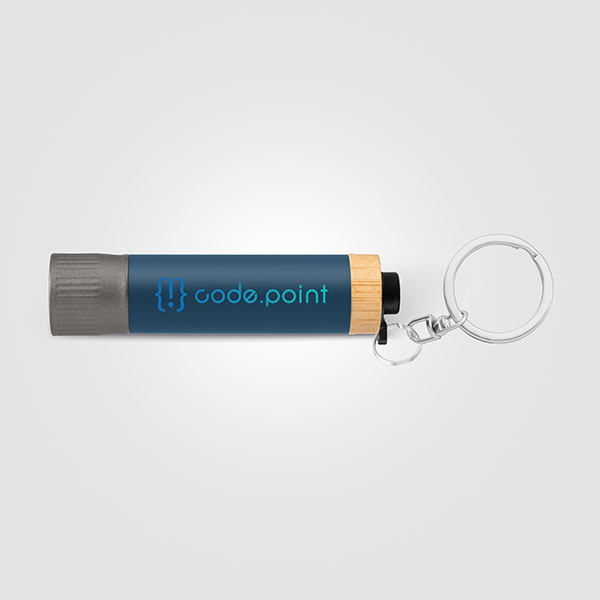 Reborn Recycled Aluminum Keychain Flashlight - ColorJet - Image 3